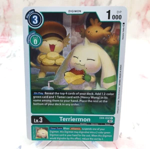 Digimon Karte - Terriermon EX4-032 C Alternatives Wesen - NM/M - Bild 1 von 2