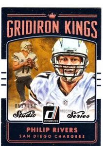 2016 Donruss Gridiron Kings #10 Studio Series #63/250 Philip Rivers - Bild 1 von 1