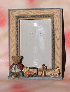 Resin Bear with Toys Picture Frame - Picture 1 of 5