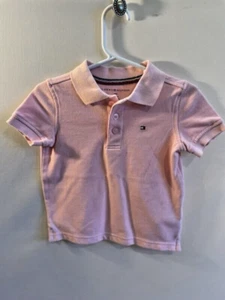 Tommy Hilfiger Pink Short Slv Polo Shirt/Top, 18M, Baby, Toddler - Picture 1 of 3