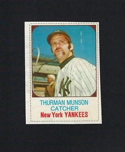 1975 Hostess #138 THURMAN MUNSON Yankees (Full Borders) NO CREASES (Tiny scuff) - Picture 1 of 2
