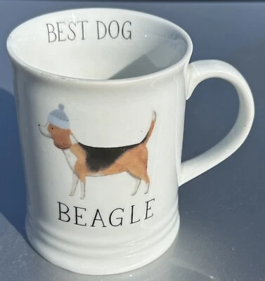 Beagle Best Dog Ceramic Coffee Cup Mug by Julianna Swaney For Fringe Canine Tea - Image 1 of 4