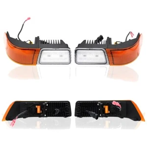 LH & RH Amber/White Cab Light For Case IH JX, Magnum, MX Series Magnum Tractors - Picture 1 of 17