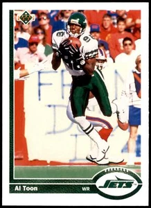 Al Toon #233b 1991 Upper Deck - Picture 1 of 2