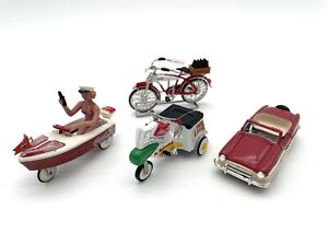 Coca-Cola Miniature Collectibles Car Bicycle Motorcycle Boat 