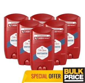 Old Spice Whitewater Stick Deodorant Alu-Free 48H Protection Clean Fresh 6-Pack - Picture 1 of 6