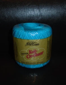 NOS J.P. COATS COTTON KNIT CRO-SHEEN THREAD "PARAKEET" #132A - Picture 1 of 1