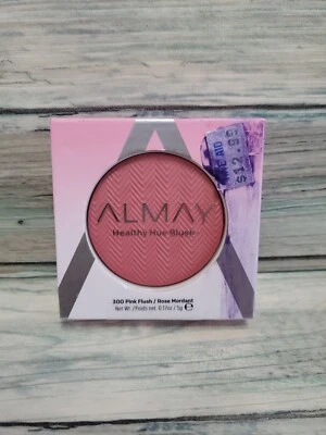 Blush por Almay, Maquiagem Facial, Pó de Alto Pigmento, Hipoalergênico, 300 Rosa Flush - Imagem 1 de 2