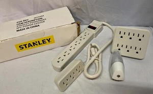Stanley 5 piezas POWERMAX PROTECTOR CONTRA SOBRETENSIONES paquete económico - caja abierta, envío rápido - Imagen 1 de 4