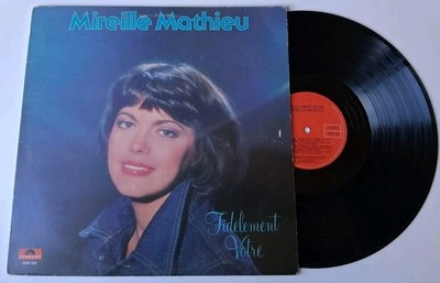 Mireille Mathieu - Fidelement Votre Vinyl LP - 1978 Polydor - Canada  - Image 1 of 4