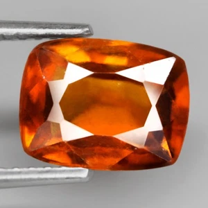 2.50Ct. Natural Gemstone Garnet Top Orange Cushion Unheated Africa Sparkling! - Picture 1 of 7
