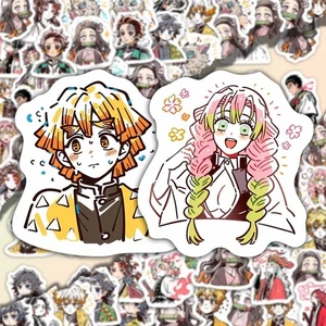 100 Q-style Demon Slayer painting stickers cartoon and anime decorative stickers - Picture 1 of 19