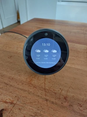 Amazon Echo Spot Intelligenter Lautsprecher und Bildschirm - 1. Generation - Bild 1 von 4