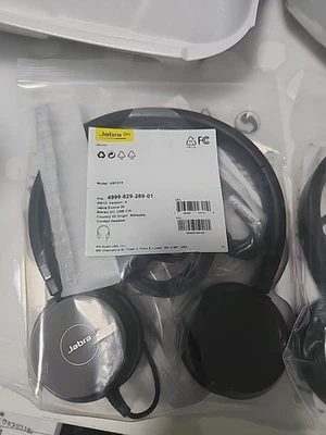 Jabra EVOLVE 20 UC Stereo Headset  Version A (Foam) , Black - Image 1 of 3