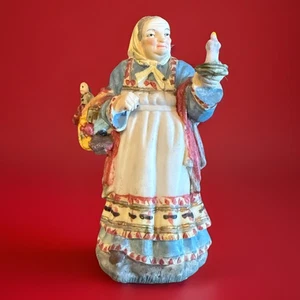 "Estatuilla de mujer rusa Babouschka colección internacional de Papá Noel de 4,5"" de colección" - Imagen 1 de 10