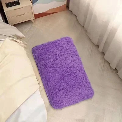 Floor Mat Solid Color Non-Slip Mat Bedroom Living Room Decorcreative Clean * - Image 1 of 4