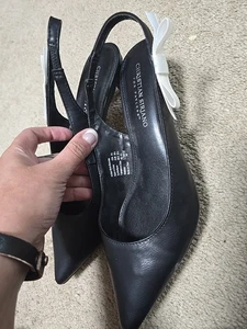 Christian Siriano Slingback Kitten Heels für Payless. 8,5.  Schwarz - Bild 1 von 6