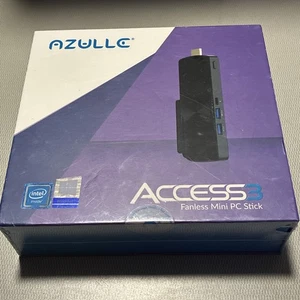 Azulle Access 3 Fanless Mini PC Stick | Windows 10 Pro 4GB Ram 32GB Storage NEW! - Picture 1 of 6