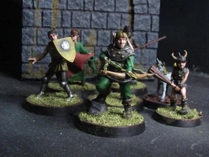 Original DND Crew 1980Miniature Painted And Based Dungeons and Dragons Novaminis - Picture 1 of 9