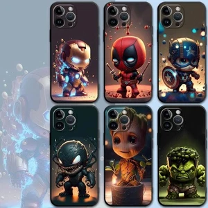 Funda de teléfono con personajes Marvel para iPhone X/XS 11 12 13 14 15 pro, max, plus, mini - Imagen 1 de 18