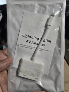 Lightning Digital AV Adapter for iPhone HDMI Connection - Picture 1 of 1