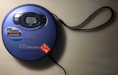 Sony Walkman Portable Purple CD Player G-Protection Discman D-EJ611 GETESTET -LESEN - Bild 1 von 4