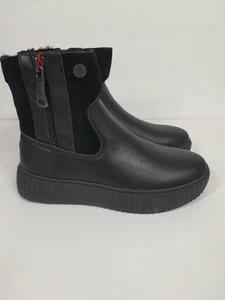 Pajar Canada Caline Stiefel schwarz Leder Lammfell wasserdicht Damengröße 7,5 - Bild 1 von 11
