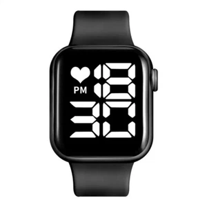 digital sports watch- Waterproof Watch Men Women Silicone Red Electronic Fitness - Picture 1 of 6