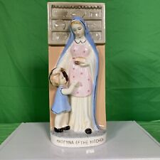 St Mary Wall Plaque, Vintage St Mary Figurine, Madonna Of The Kitchen