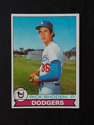 1979 Topps Rick Rhoden Baseball Card. #145 Los Angeles Dodgers Pitcher.... - Image 1 of 2