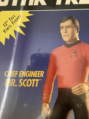 Star Trek Mr. Scott Chief Engineer 12" Tall Vinyl Model with Base AMT ERTL 1994 - Image 1 of 4