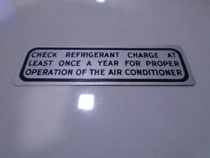1956-59 Reproduction Ford A/C Glove Box Decal - Picture 1 of 1