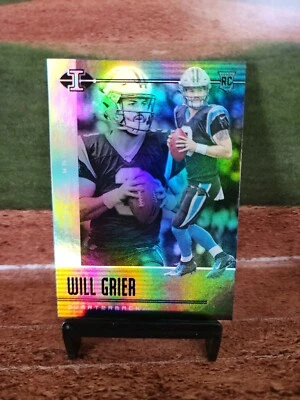 2019 Panini Illusions Football Will Grier #96 Carolina Panthers RC - Image 1 of 2