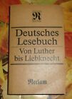 DDR Reclam Deutsches Lesebuch von Luther bis Liebknecht ++ Reclam 1990