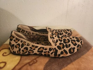 Steve Madden Womens sz 9 Leopard Print Sabin Slip On Ballet Flats Shoes #49 - Picture 1 of 7