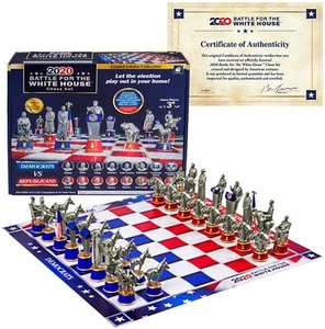Juego de ajedrez BulbHead 2020 Battle For The White House edición coleccionista - Imagen 1 de 4