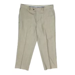 100% Wool Linea Naturale Luxe Flat Front Dress Men’s Pants Sz 36x30 NWOT - Picture 1 of 12