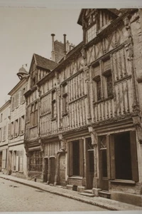 GALLARDON MAISON GRANDE RUE GRAVUR FOTO 1910 ARCHITEKTUR FRANKREICH R2523 - Bild 1 von 1