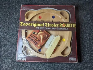 Vintage Mespi Tiroler Roulette - Tiroler - Holz - Made in Italy - 1983 - Neu - Bild 1 von 7