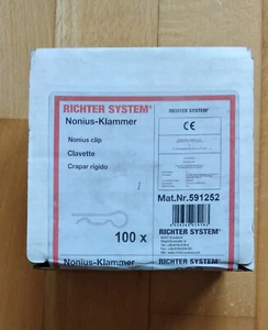Richter System Nonius - Klammer 100st - Bild 1 von 1