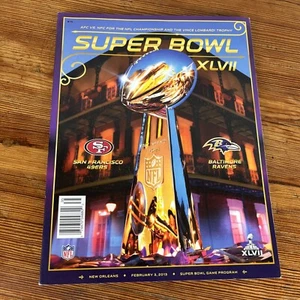 Super Bowl XLVII 47 Official Gameday Program NFL Blackout Game 49ers Vs. Ravens - Picture 1 of 6