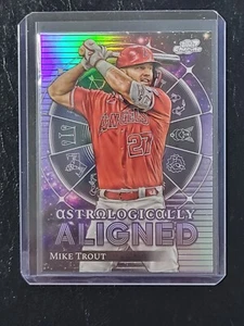 2024 Topps Cosmic Chrome - Astrologically Aligned #AA-5 Mike Trout - Picture 1 of 2