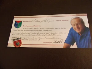 Arnold Palmer World Golf Hall Of Fame Pin Volunteer Appreciation - Bild 1 von 6