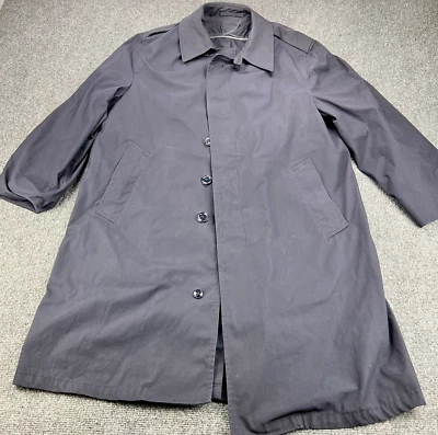 Trench coat para todas as condições climáticas da Força Aérea dos EUA/38S/azul marinho militar - Imagem 1 de 4