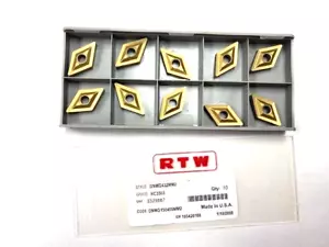 RTW DNMG 432 MM2 RC3503 INSERTI IN CARBURO STAGNATO USA CONFEZIONE DA 10 - Foto 1 di 8