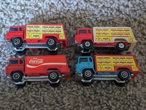 Vintage Yatming Coca-Cola Toy Trucks Made in Hong Kong - Picture 1 of 10
