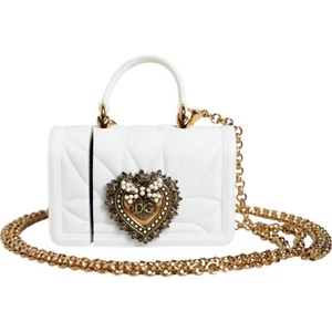 DOLCE & GABBANA Airpod Estuche Blanco Silicona Devoción Corazón Cubierta Bolso de Mano 500usd - Imagen 1 de 10