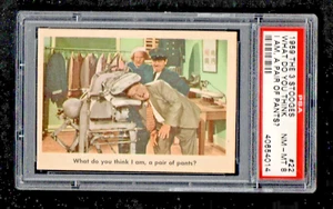 1959 Fleer Three Stooges #22 What do you think I am, a pair of pants? PSA 8 - Picture 1 of 2