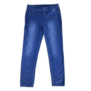 Soft Surrounding Jeans Women's Medium Tall 10-12 Blue Velvet Straight Leg Pants - Picture 1 of 14