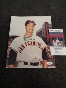 HOF Juan Marichal Signed Auto 8x10 Photo JSA COA San Francisco Giants Baseball - Picture 1 of 3